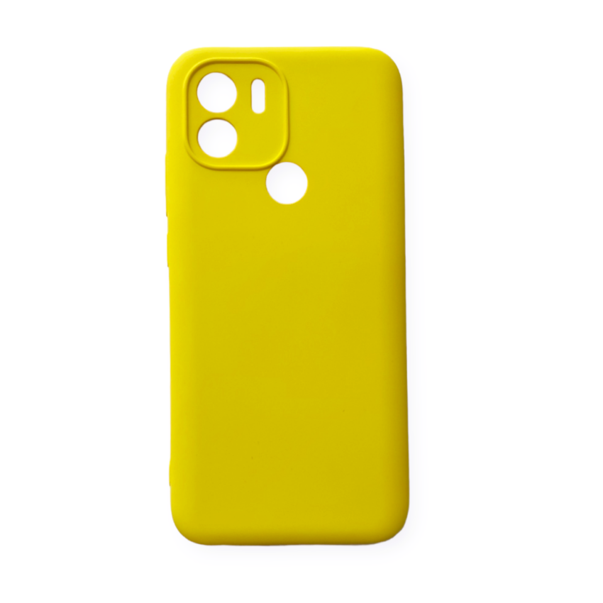 Θήκη Πλάτης Σιλικόνης Απλή για Xiaomi Redmi A1 Plus - Χρώμα: Κίτρινο