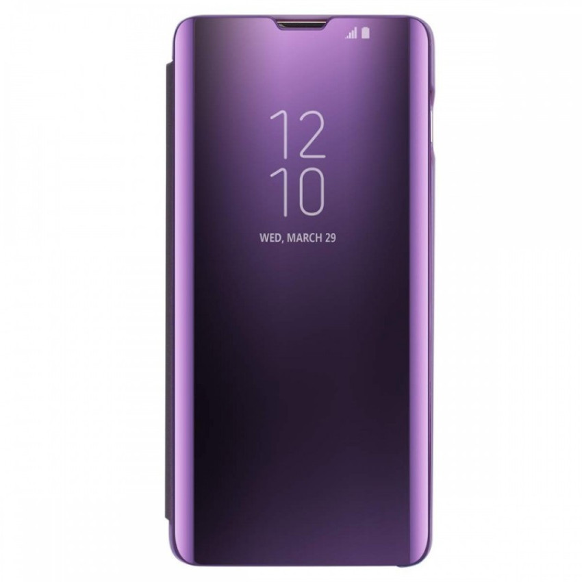 Θήκη Clear View Stand για Huawei Mate 10 Lite - Χρώμα: Μπλέ/Μώβ