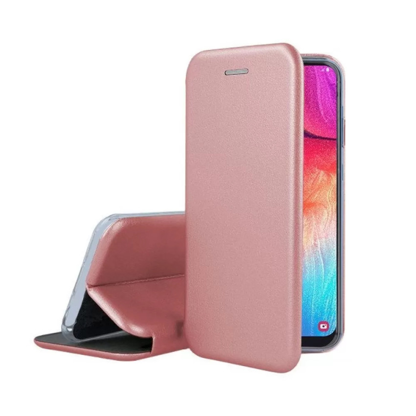 Θήκη Βιβλίο Μαγνητική Elegance για Apple iPhone 15 - Χρώμα: Ροζ Χρυσό