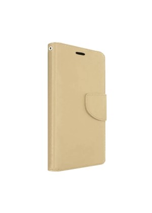 Book Case with Clip for Xiaomi Poco M5 - Color: Gold
