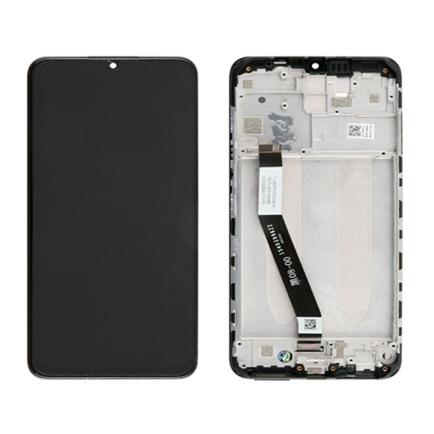 OEM Οθόνη LCD με Μηχανισμό Αφής και Πλαίσιο για Xiaomi Redmi 9 - Χρώμα: Μαύρο