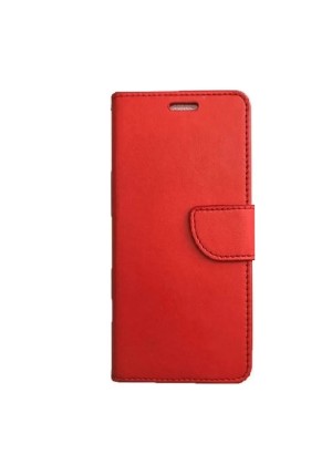 Book Case with Clip for Realme C21Y/ C25Y - Color: Red