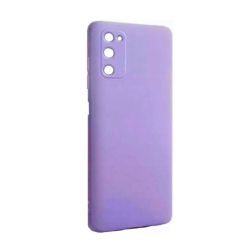 Θήκη Πλάτης Σιλικόνης Soft για Samsung Galaxy A03S - Χρώμα: Απαλό Λιλά
