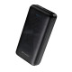 Awei P47K Power Bank με 2 Θύρες USB 5V 2.1A 20000mAh - Χρώμα: Μσύρο