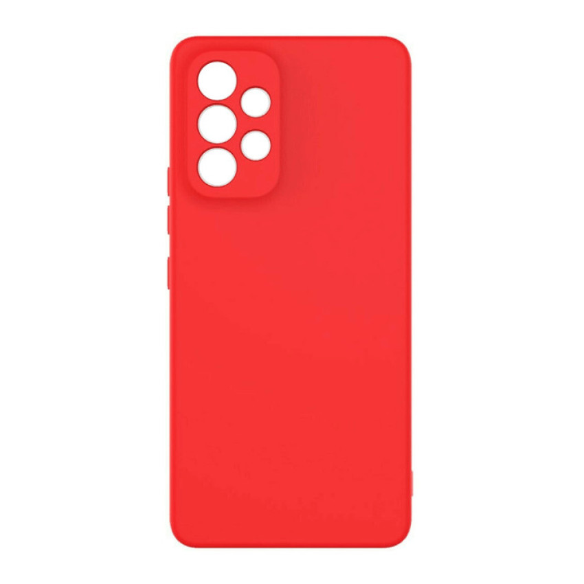 Θήκη Πλάτης Σιλικόνης Soft για Samsung Galaxy A53 - Χρώμα: Κόκκινο