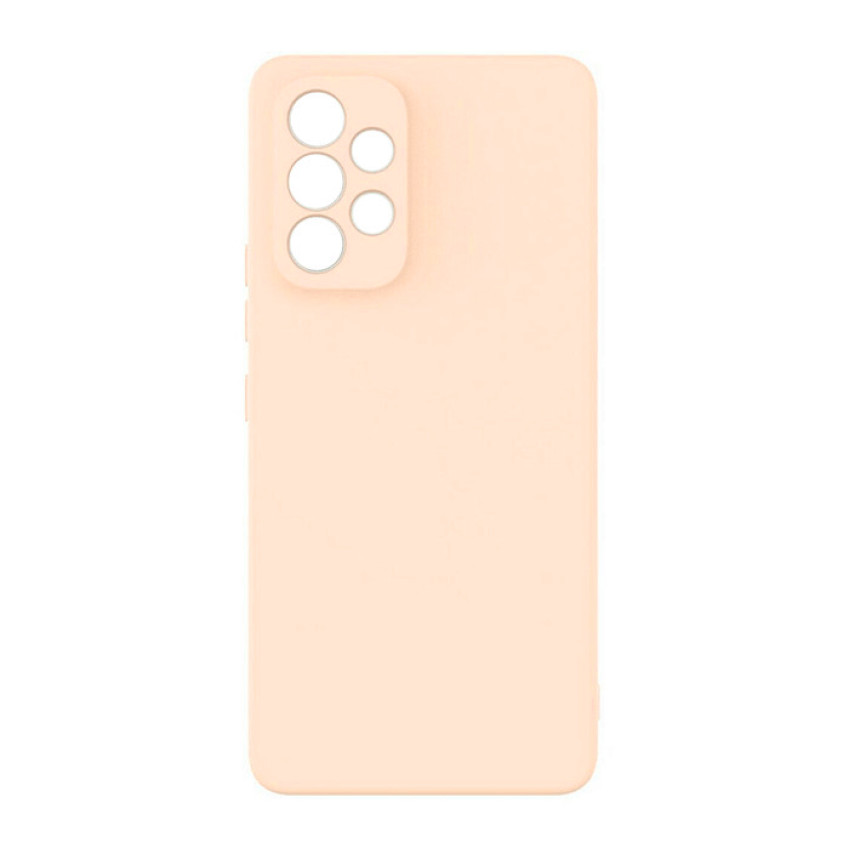 Θήκη Πλάτης Σιλικόνης Soft για Samsung Galaxy A53 - Χρώμα: Απαλό Ροζ