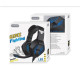 YESPLUS GM-103 Ασύρματα Bluetooth LED Gaming Ακουστικά - Χρώμα: Μαύρο