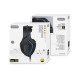 YESPLUS GM-104 Ασύρματα Bluetooth LED Gaming Ακουστικά - Χρώμα: Μαύρο