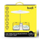 Budi (WL4800W) 20W Ασύρματη Βάση Φόρτισης 2 Ταυτόχρονων Κινητών με Νυχτερινό Φως 3-in-1 - Χρώμα: Λευκό