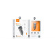 VIDVIE CC531 Φορτιστής Αυτοκινήτου με 30W Θύρα USB-A & 18W Θύρα USB Type-C με Καλώδιο Type-C - Χρώμα: Καφέ