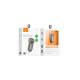 VIDVIE CC542C&i Φορτιστής Αυτοκινήτου με 18W Θύρα USB-A & 30W 2x Θύρες USB Type-C με 60W Καλώδιο Type-C σε Lighting - Χρώμα: Χρυσό