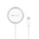VIDVIE WLC1405 Ασύρματος Φορτιστής 15W & Καλώδιο USB-C - Χρώμα: Ασημί