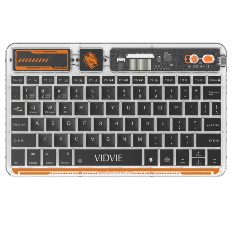 VIDIVE KB05 Έξυπνο Ασύρματο Πληκτρολόγιο / Smart Wireless Keyboard - Χρώμα: Μαύρο
