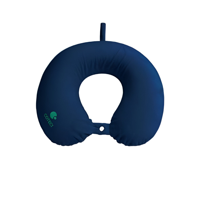 COTECi 86021-DB Memory Foam Μαξιλάρι Λαιμού σε Σχήμα U - Χρώμα: Σκούρο Μπλε