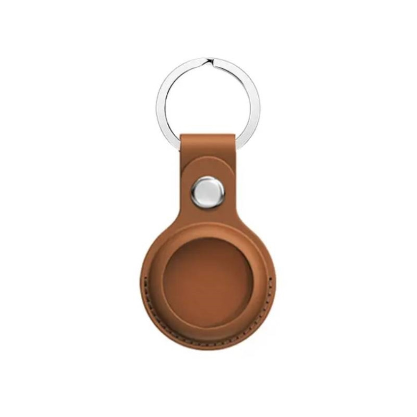 COTECi 86001-DG PU Θήκη Μπρελόκ για AirTag - Χρώμα: Καφέ