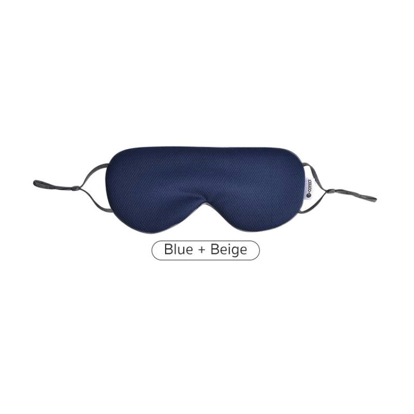 COTECi 86020-BB Μάσκα Ύπνου για Καλοκαίρι & Χειμώνα - Χρώμα: Μπλε / Μπεζ
