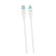 TUQIN QD45 27W Καλώδιο USB-C σε Lightning για Γρήγορη Φόρτιση 1m - Χρώμα: Λευκό