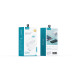 TUQIN QE30-C&C 60W Φορτιστής με 2x Θύρες USB-C & 1x Θύρα USB-A με Καλώδιο Type-C σε Type-C Γρήγορης Φόρτισης 1m - Χρώμα: Λευκό