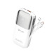 TUQIN QP27 PowerBank 10000mAh 22.5W με Γρήγορη Φόρτιση με 2 Θύρες & Καλώδιο Type-C & Lightning - Χρώμα: Λευκό