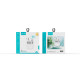 TUQIN QW19 Ασύρματα Bluetooth Ακουστικά TWS V5.4 με Θήκη Φόρτισης - Χρώμα: Λευκό