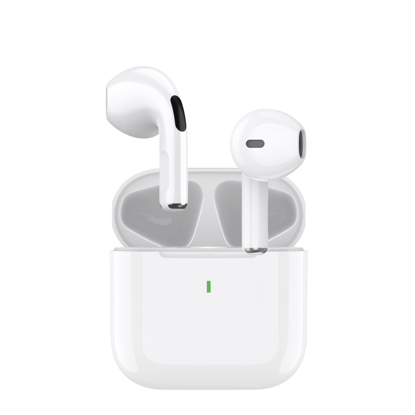 TUQIN QW22 Ασύρματα Bluetooth Ακουστικά TWS V5.4 με Θήκη Φόρτισης - Χρώμα: Λευκό