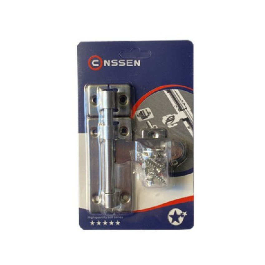 CNSSEN Μικρός Συρτής Πόρτας 6'' 06723 - Χρώμα: Ασημί