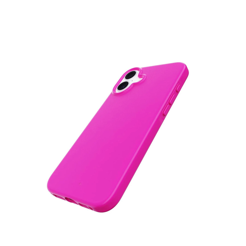 Θήκη Πλάτης Σιλικόνης Απλή για Apple iPhone 16 - Χρώμα: Φούξια