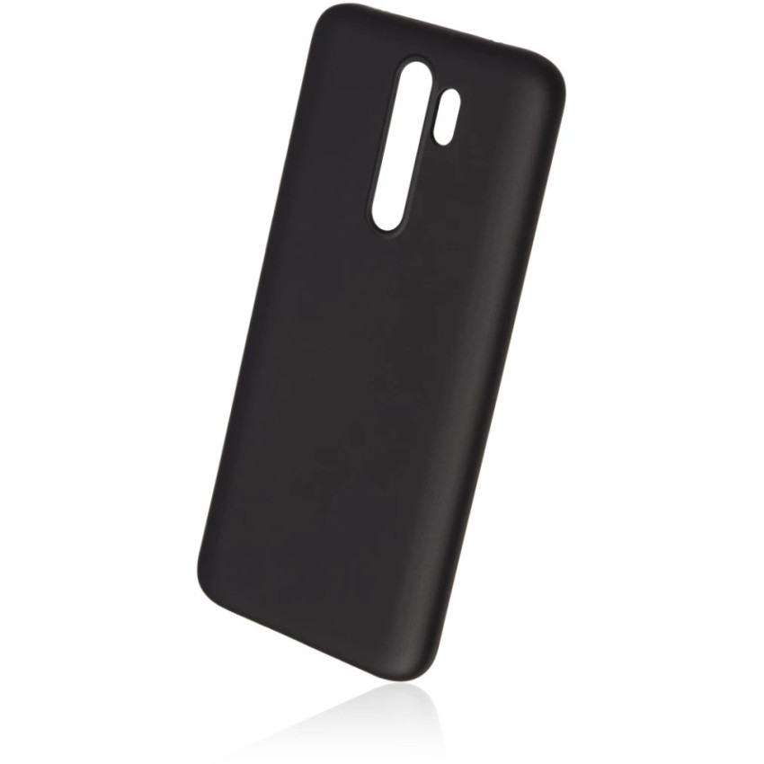 Θήκη Πλάτης Σιλικόνης Soft για Xiaomi Redmi Note 8 Pro - Χρώμα: Μαύρο