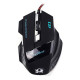 Optical Mouse T6 Ποντίκι με RGB Φωτισμό 7 LED - Χρώμα: Μαύρο