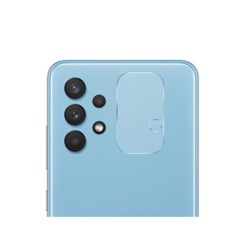 Full Glue Full Cover Full Glue Tζαμάκι Προστασίας Πίσω Κάμερας για Samsung Galaxy A32 4G - Χρώμα: Διάφανο