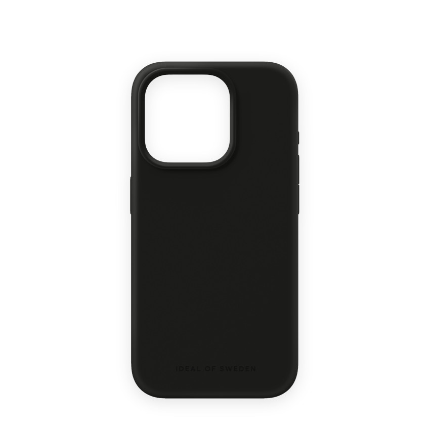 Θήκη Πλάτης Σιλικόνης Απλή για Apple iPhone 16 Pro - Χρώμα: Μαύρο