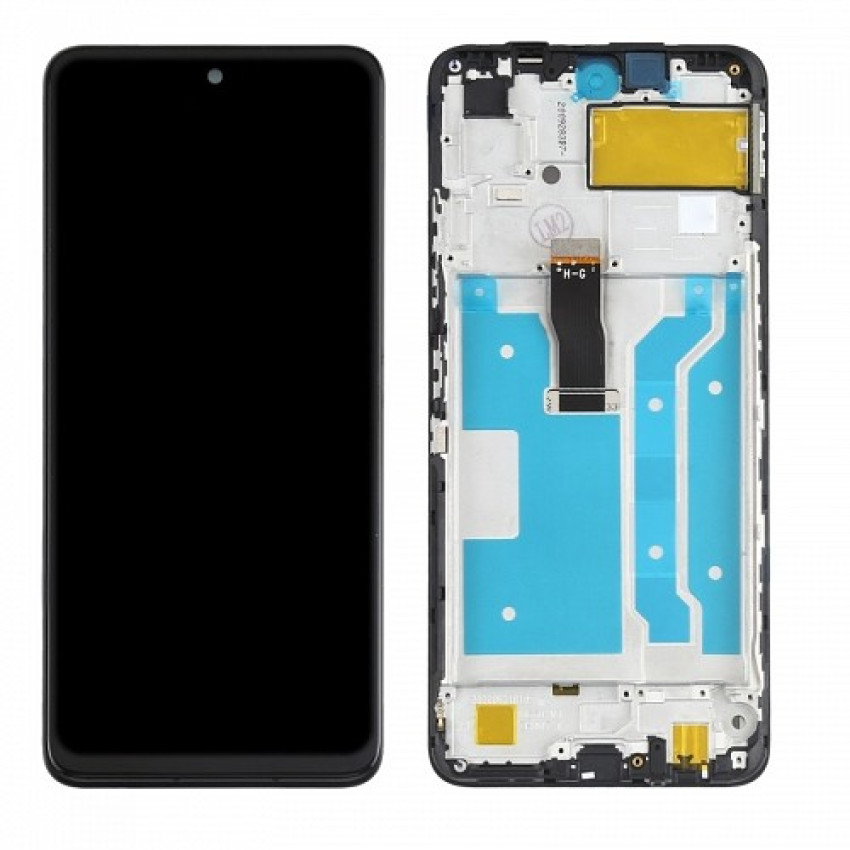 OEM Οθόνη LCD με Μηχανισμό Αφής και Πλαίσιο για Huawei P Smart 2021 - Χρώμα: Μαύρο