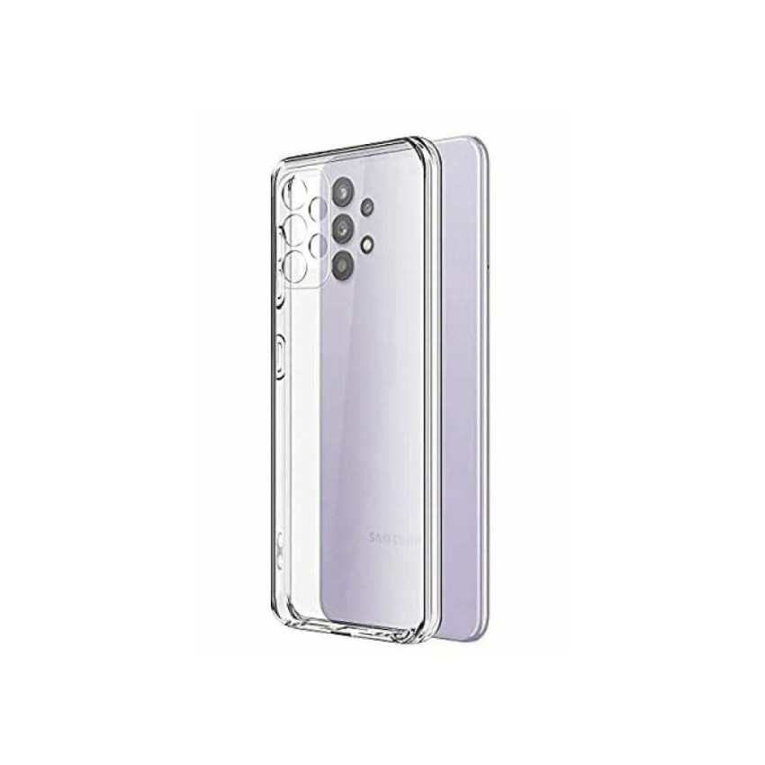 Θήκη Πλάτης Σιλικόνης Απλή για Samsung Galaxy A13 4G - Χρώμα: Διάφανο