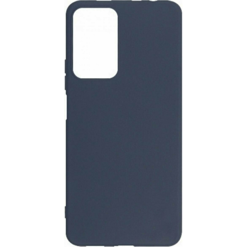 Θήκη Πλάτης Σιλικόνης Απλή για Xiaomi Redmi Note 11 5G - Χρώμα: Σκούρο Μπλε