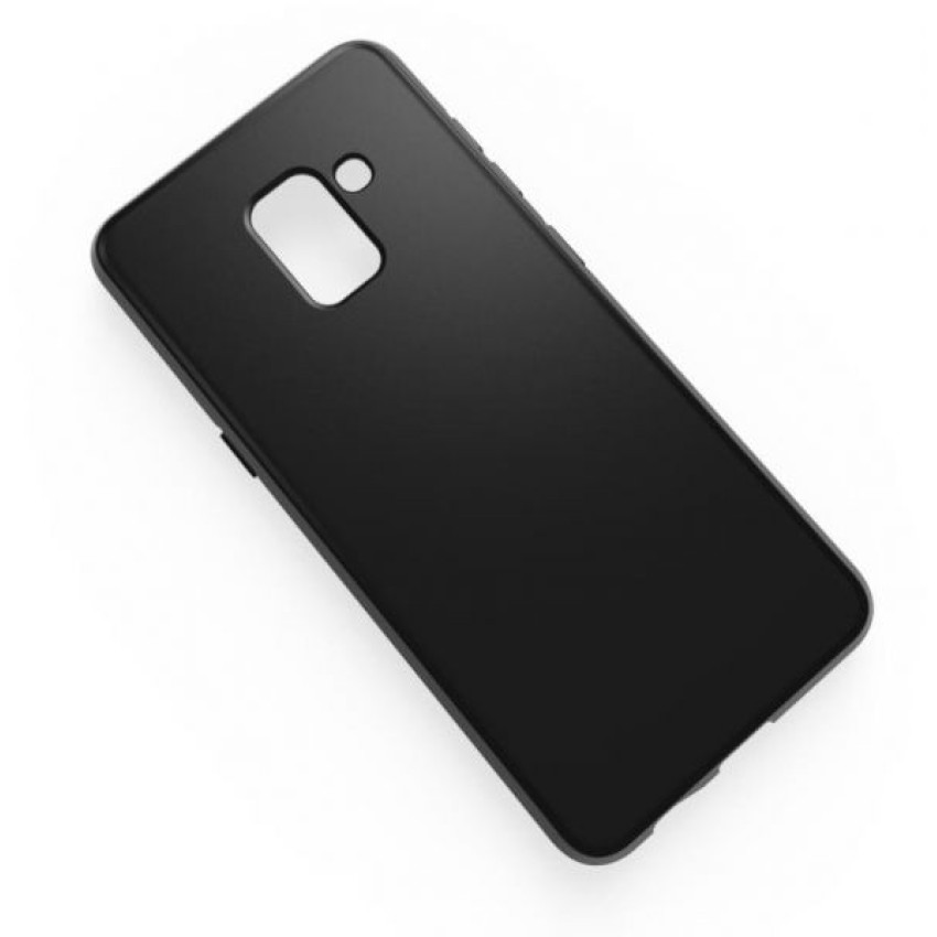 Θήκη Πλάτης Σιλικόνης Απλή για Samsung Galaxy A6 Plus - Χρώμα: Μαύρο