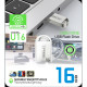 GERLAX U16 USB Flash Stick USB 3.0 16GB - Χρώμα: Ασημί