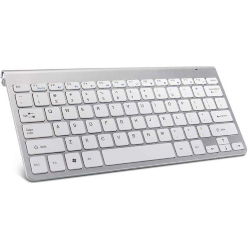 Πληκτρολόγιο / Mini Keyboard Bluetooth - Χρώμα: Ασημί