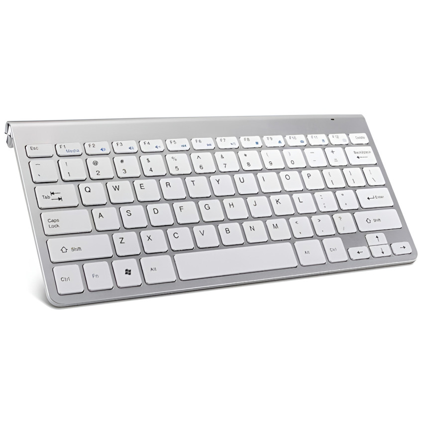 Πληκτρολόγιο / Mini Keyboard Bluetooth - Χρώμα: Ασημί