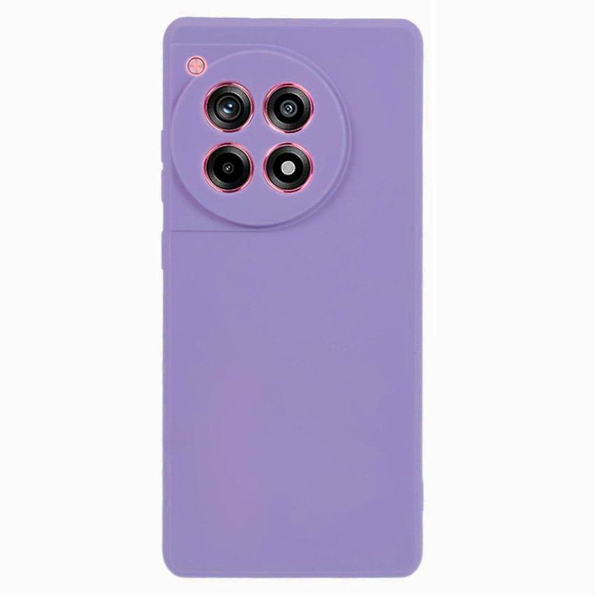 Θήκη Πλάτης Σιλικόνης Soft για Oneplus 12 - Χρώμα: Λιλά