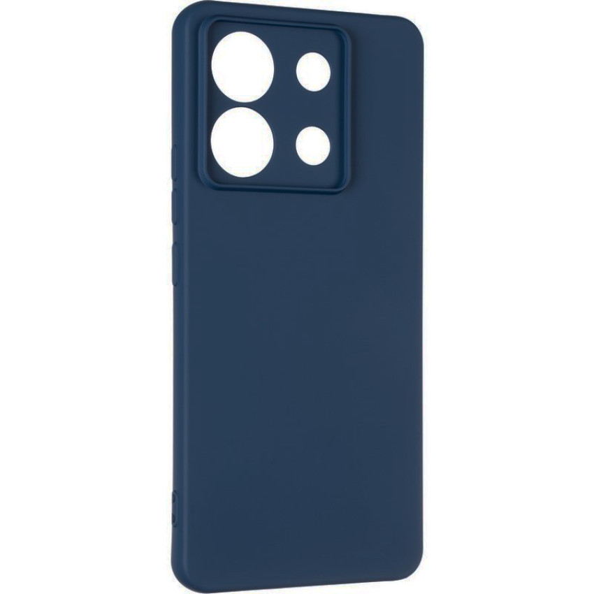 Θήκη Πλάτης Σιλικόνης Soft για Xiaomi Poco X6 Pro - Χρώμα: Σκούρο Μπλε