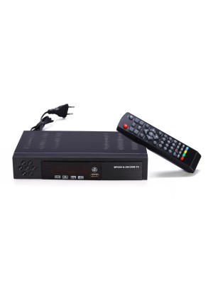 MPEG4 DVB-T2 Full HD Digital TV Receiver Support H.264 (1080P) HDMI / USB Black
