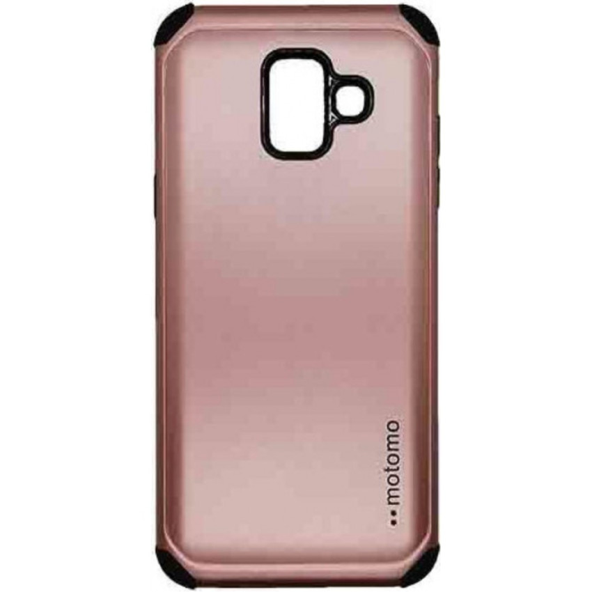 Σκληρή Θήκη Πλάτης Motomo για Samsung Galaxy A6 Plus - Χρώμα: Ρόζ Χρυσό