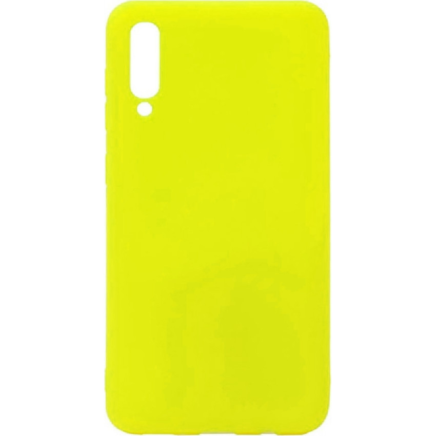 Θήκη Πλάτης Σιλικόνης Soft για Samsung Galaxy A50 - Χρώμα: Κίτρινο