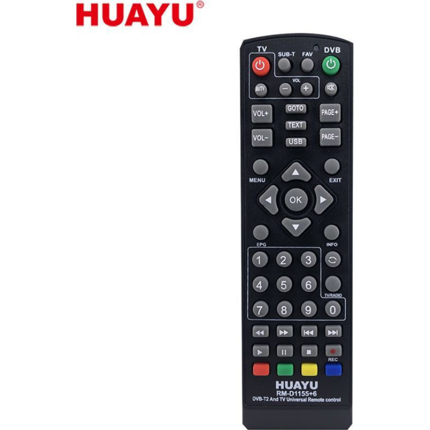 Universal Τηλεχειριστήριο HUAYU RM-D1155+6 για Τηλεοράσεις