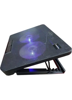 N99 Cooling Pad for Notebook Laptop 14-17'' with 2 Fans LED Blue