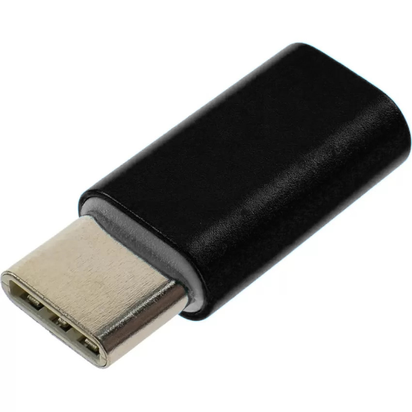 Αντάπτορας SmartPhone Type-C Male σε Micro USB Female - Χρώμα: Μαύρο
