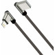 OPTIVA OPC23i Καλώδιο Angle (90°) USB σε Lightning 2m - Χρώμα: Μαύρο