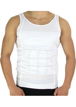 Fit x Slim Ανδρική Μπλούζα Εφίδρωσης & Αδυνατίσματος ''XL'' - Χρώμα: Λευκό