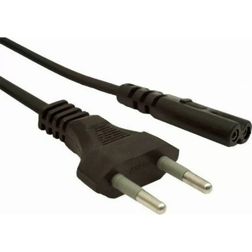 Καλώδιο Τροφοδοσίας IEC C7 (PC-484/2) 1.2m - Χρώμα: Μαύρο