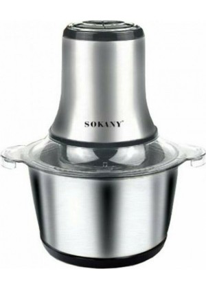 Sokany LB-7005A Electric Blender Multi 800W with Stainless Steel Blades & Container & Δοχείο 3lt Silver